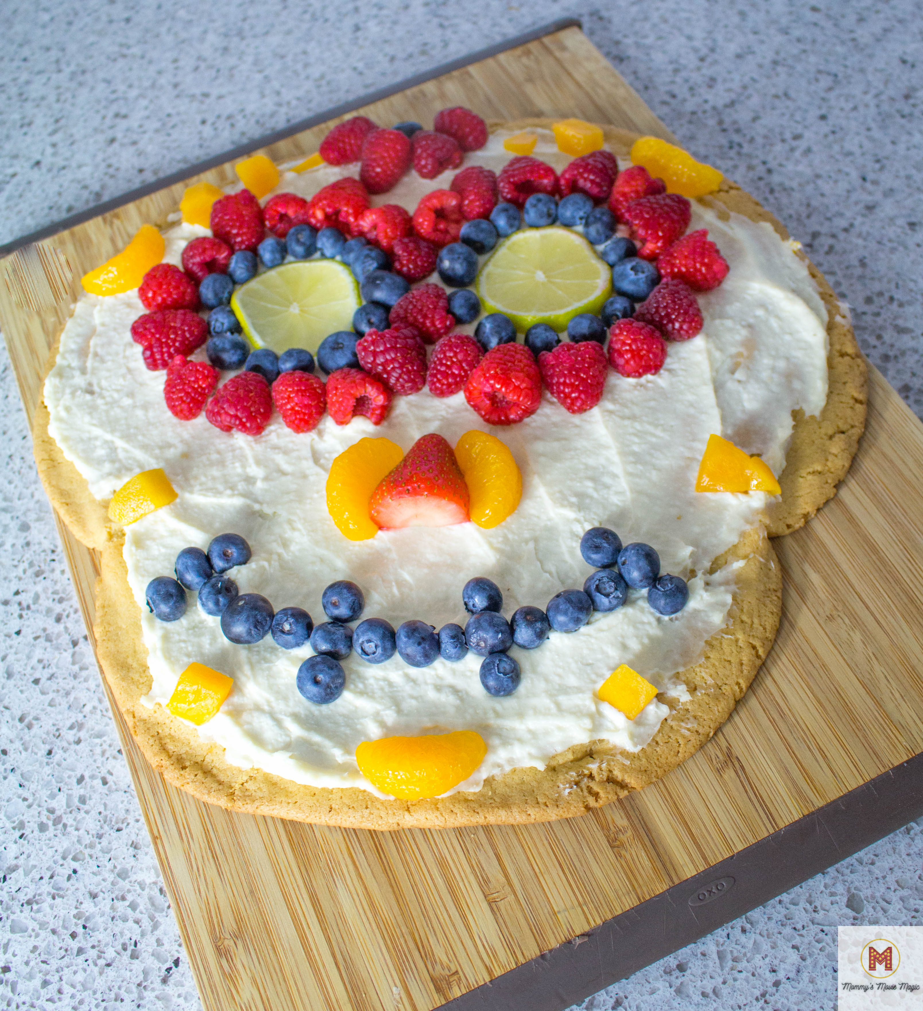 Coco party food for Coco movie night or Day of the Dead Celebration - Sugar Skull Sugar Cookie