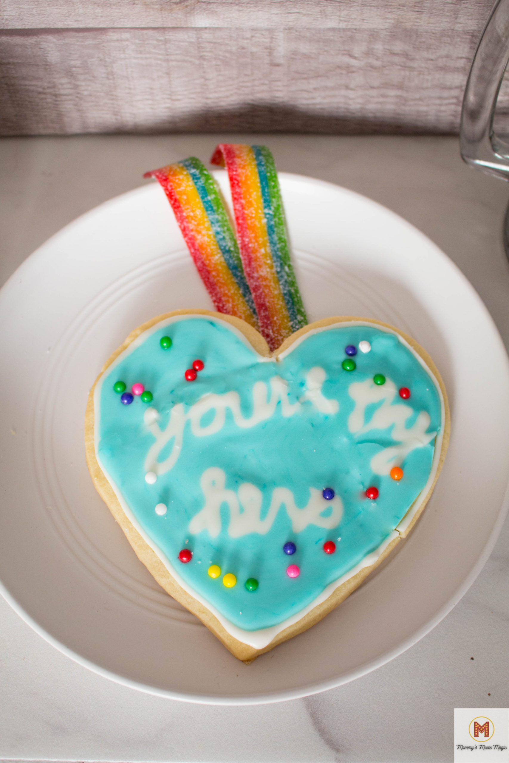 Wreck it Ralph Movie Night for Family Movie night idea with Wreck It Ralph Party food - You're my hero sugar cookie recipe