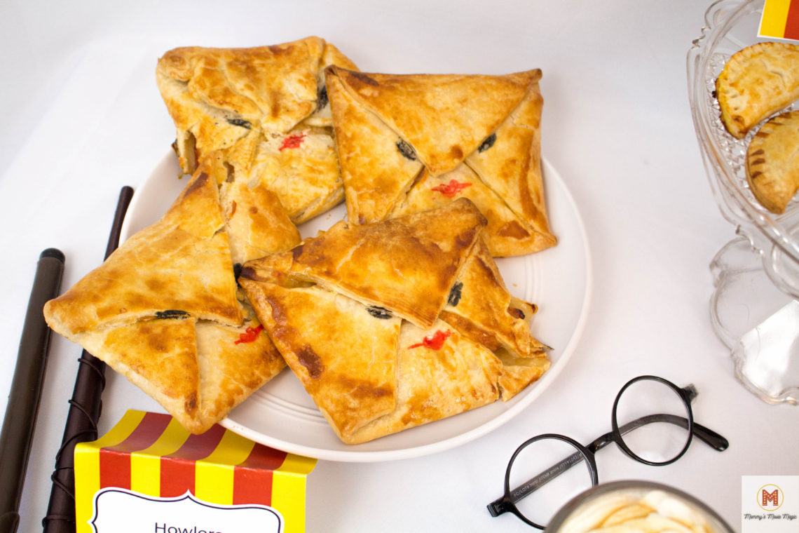 Harry Potter Movie Night for Family Movie night idea with Harry Potter Party food - Savory Ham and Cheese Howler