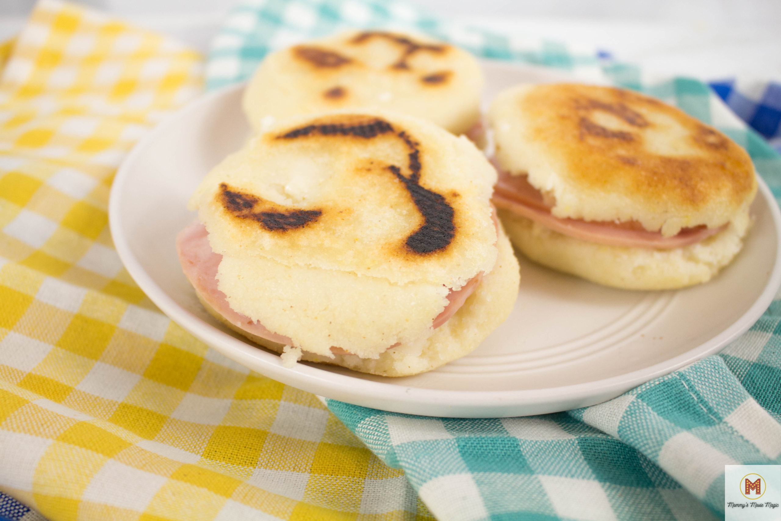 Encanto movie night recipe - Arepa con queso encanto party idea